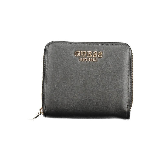 Guess Jeans Black Polyethylene Women Wallet