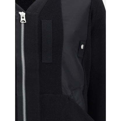 Sacai Jacke mit Reißverschlusseinsatz