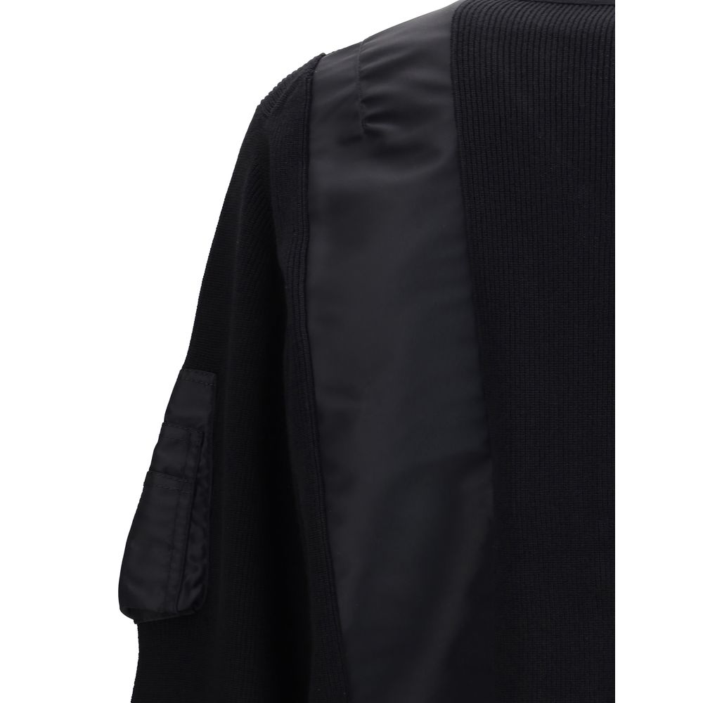 Sacai Jacke mit Reißverschlusseinsatz