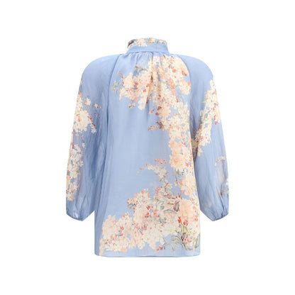 Zimmermann Cascadian Bluse mit Puffärmeln