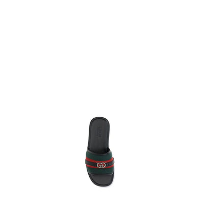 Gucci Slider-Sandalen mit GG-Motiv