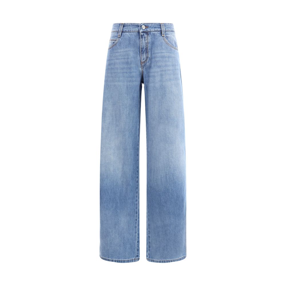 Ermanno Scervino Jeans mit weitem Bein