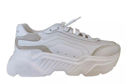 Dolce & Gabbana White Daymaster Low Top Mens Sneakers