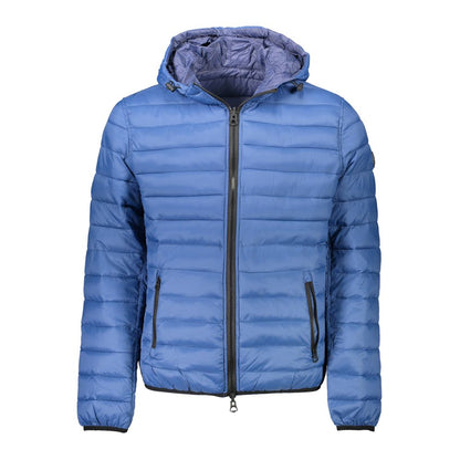 US POLO ASSN. Blaue Nylon-Herrenjacke