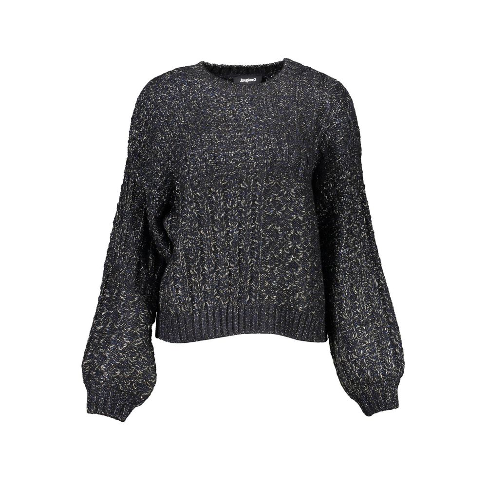 Desigual Schwarzer Polyesterpullover