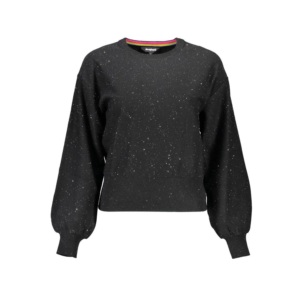 Desigual Schwarzer Polyesterpullover