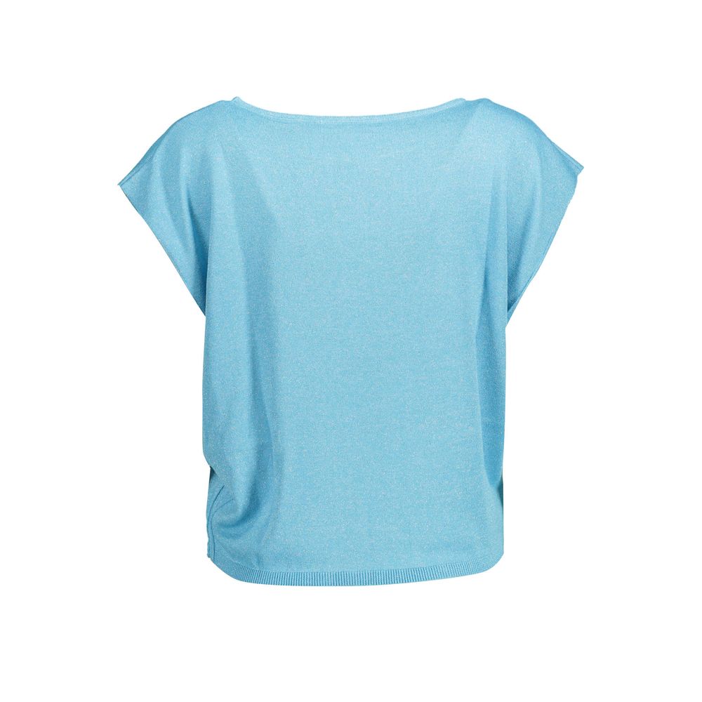Kocca Blaues Polyester-T-Shirt für Damen