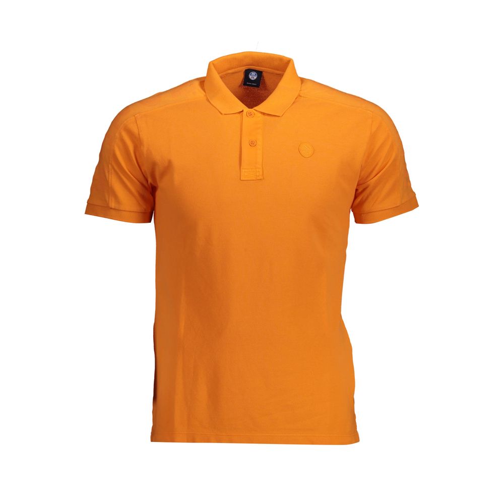 Oranges Poloshirt aus Baumwolle von North Sails