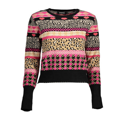 Desigual Schwarzer Polyesterpullover