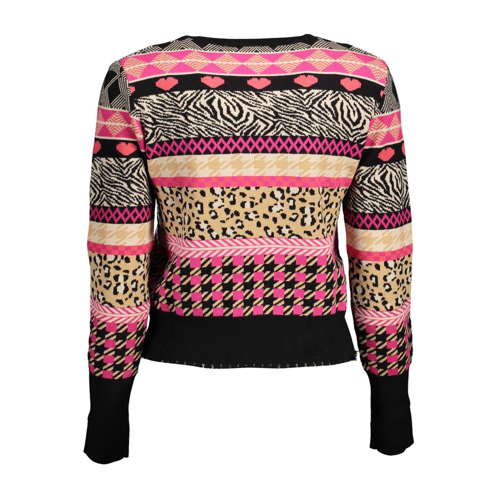 Desigual Schwarzer Polyesterpullover