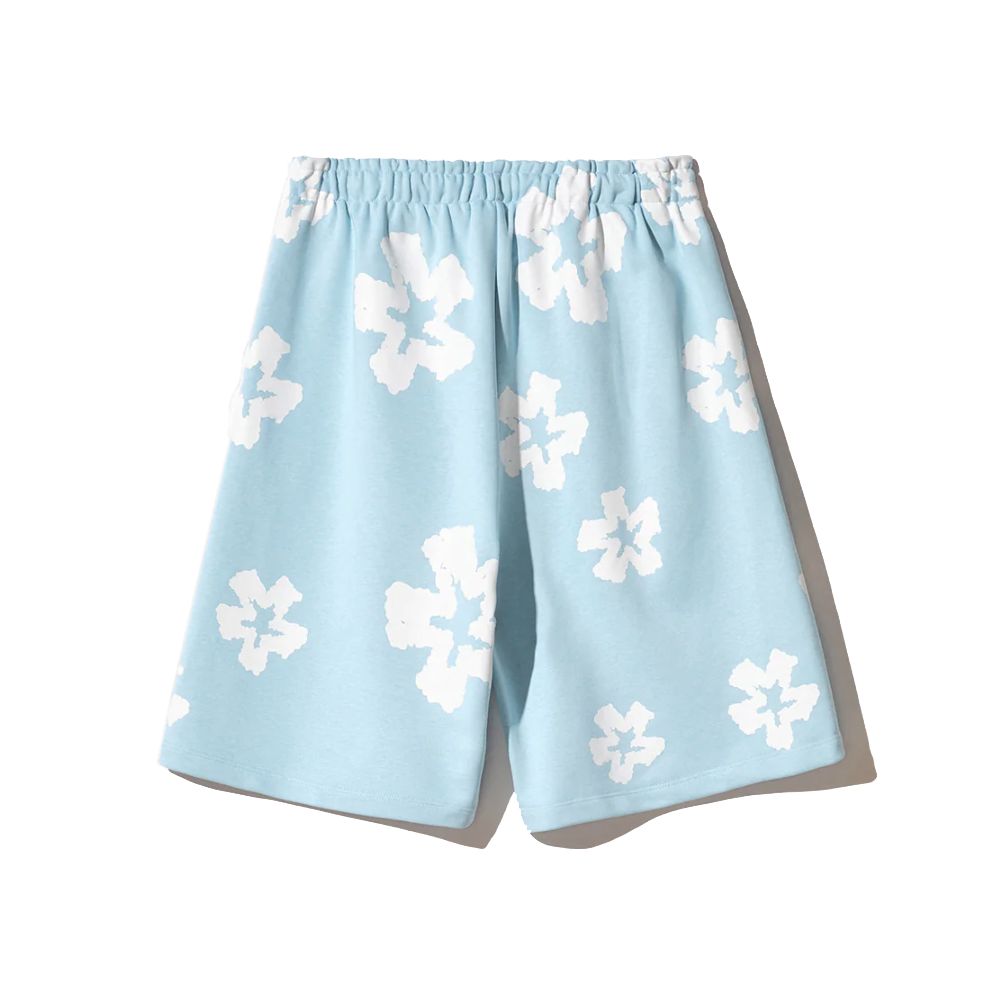 Comme Des Fuckdown Blue Cotton Short