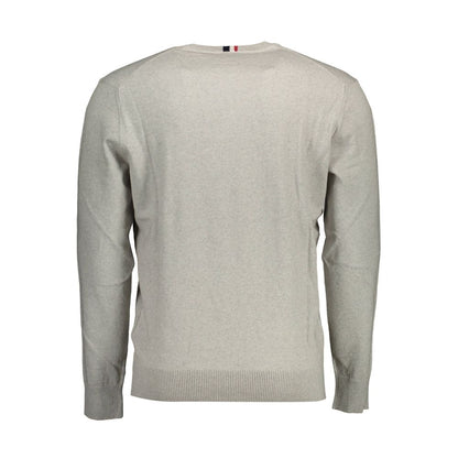 US POLO ASSN. Grauer Baumwollpullover