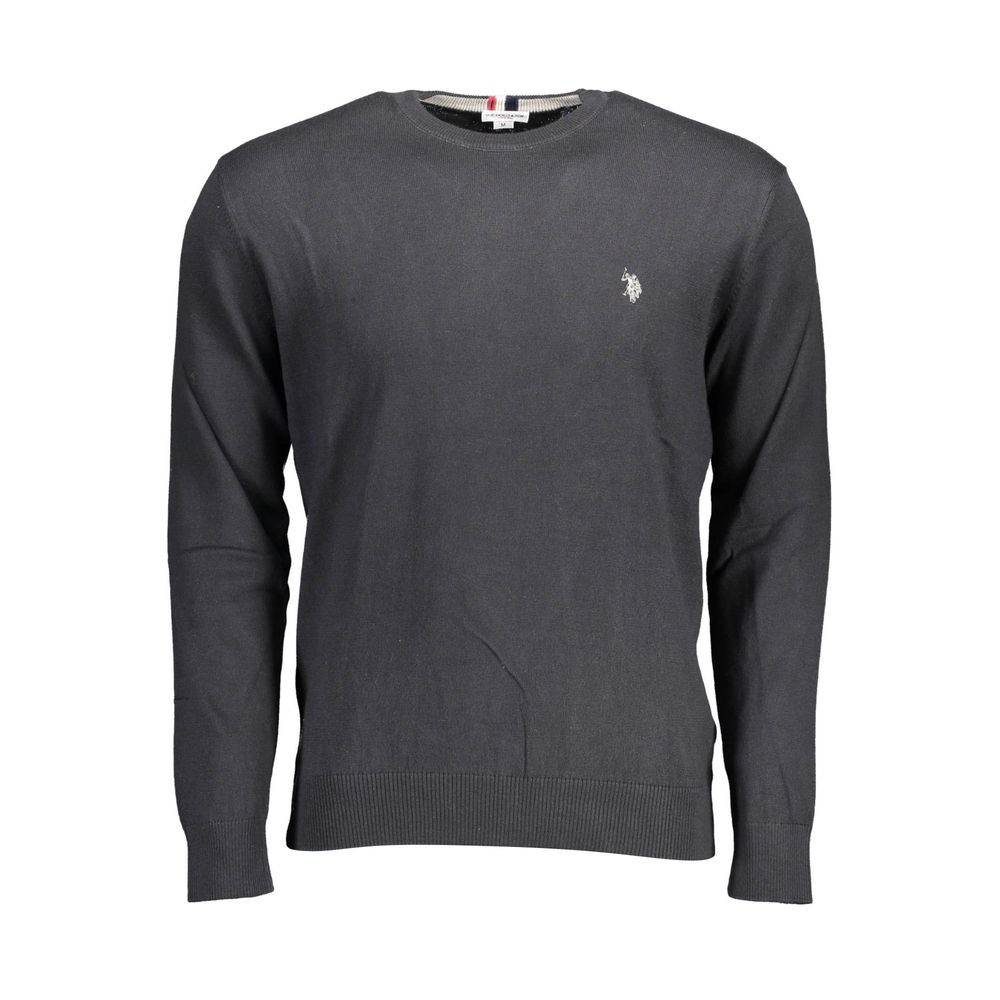 US POLO ASSN. Schwarzer Baumwollpullover