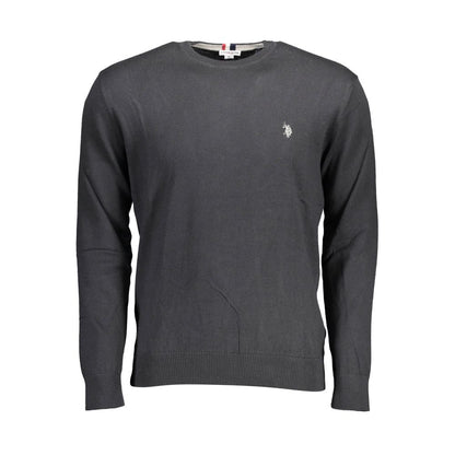 US POLO ASSN. Schwarzer Baumwollpullover
