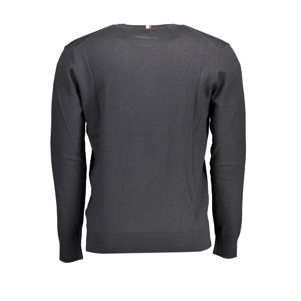 US POLO ASSN. Schwarzer Baumwollpullover