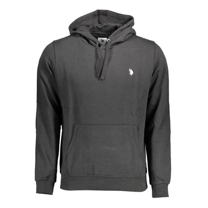 US POLO ASSN. Schwarzer Baumwollpullover für Herren