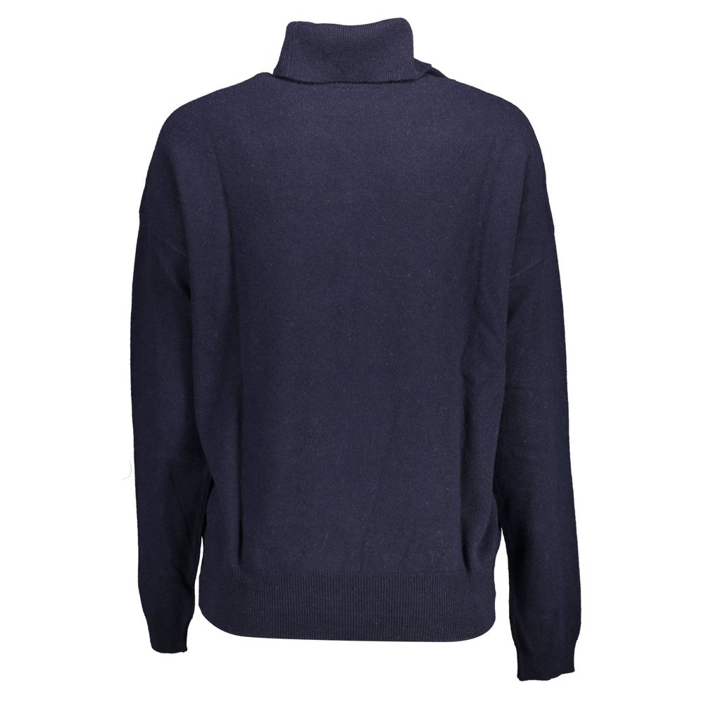 US POLO ASSN. Blauer Wollpullover