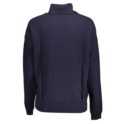 US POLO ASSN. Blauer Wollpullover