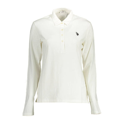 U.S. POLO ASSN. White Cotton Polo Shirt