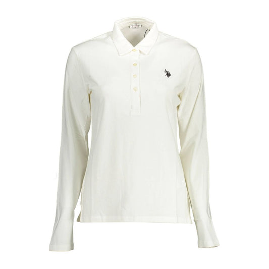 U.S. POLO ASSN. White Cotton Polo Shirt