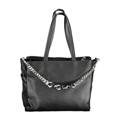 BYBLOS Schwarze Polyethylen-Handtasche