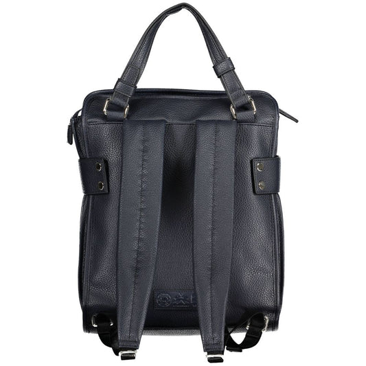 La Martina Blauer Polyethylen-Rucksack