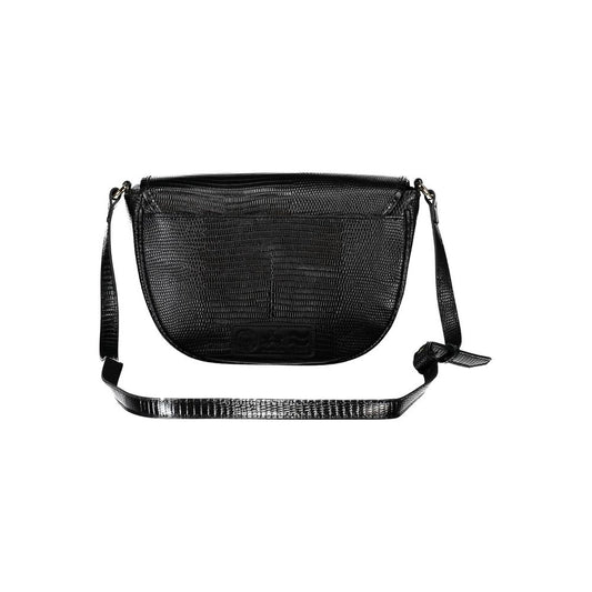 La Martina Schwarze Polyethylen-Handtasche