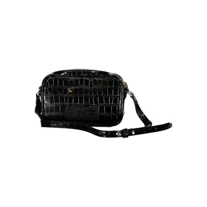 La Martina Schwarze Polyethylen-Handtasche