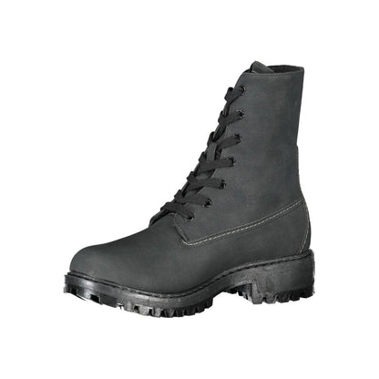 US POLO ASSN. Schwarzer Polyester-Damenstiefel