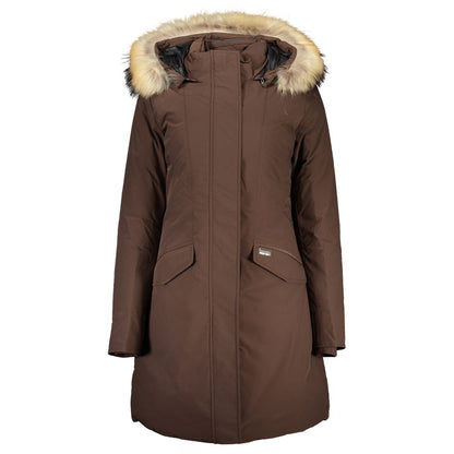 Woolrich Braune Baumwolljacken und -mäntel