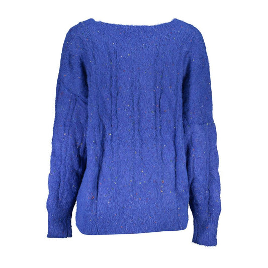 Desigual Blue Polyester Sweater