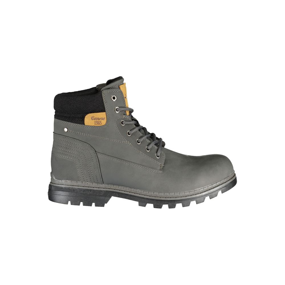 Carrera Grauer Polyester-Herrenstiefel