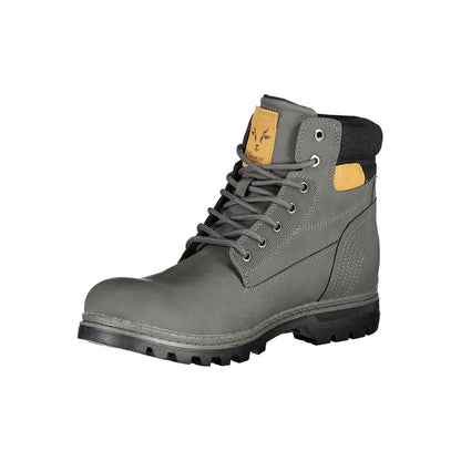 Carrera Grauer Polyester-Herrenstiefel