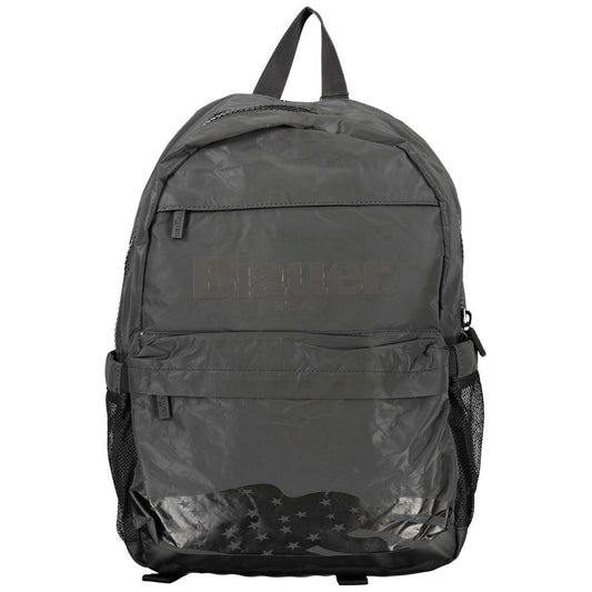 Blauer schwarzer Polyester-Rucksack