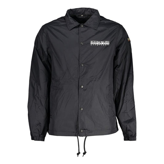 Napapijri Schwarze Polyester-Herrenjacke