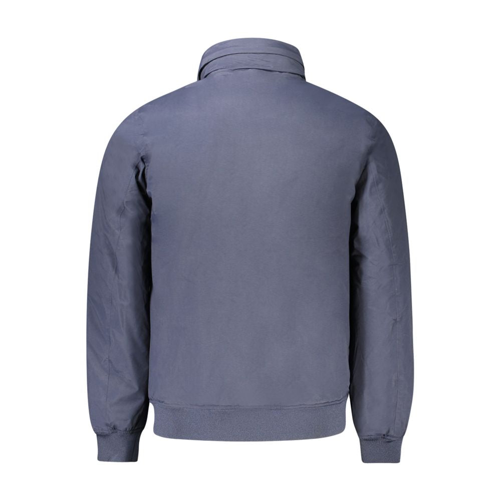 K-WAY Blaue Polyamid-Herrenjacke