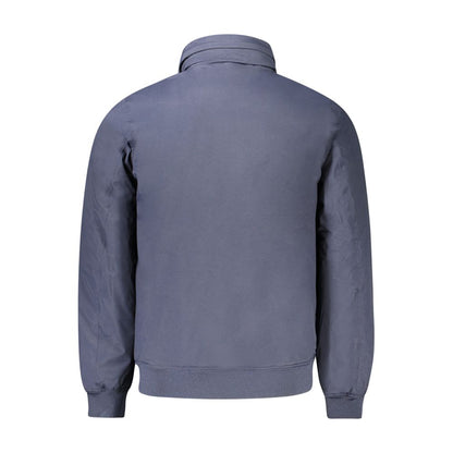 K-WAY Blaue Polyamid-Herrenjacke