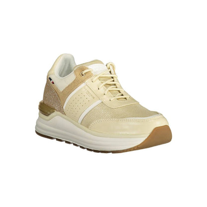 US POLO ASSN. Beige Polyester Sneaker