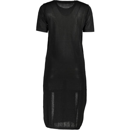 Cavalli Class Black Viscose Dress