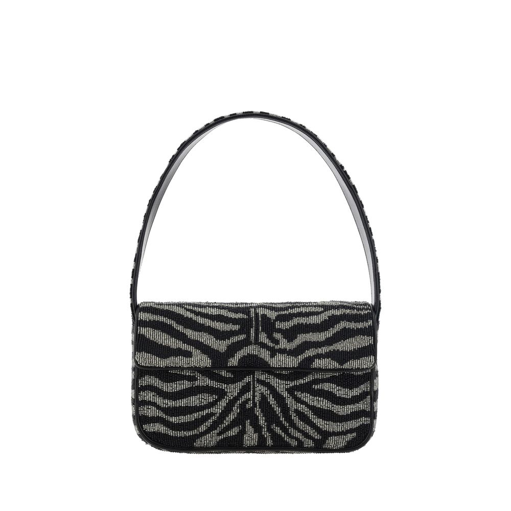Staud – Tommy – Schultertasche mit Perlenbesatz