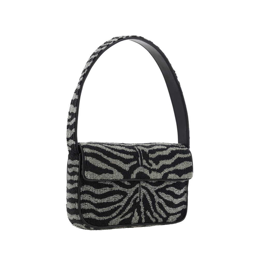 Staud – Tommy – Schultertasche mit Perlenbesatz