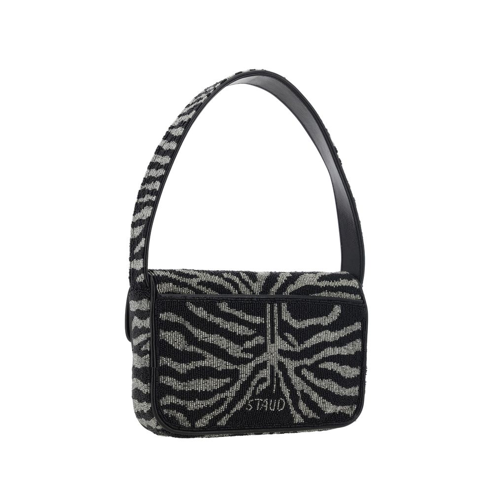 Staud – Tommy – Schultertasche mit Perlenbesatz
