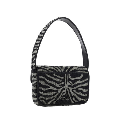 Staud – Tommy – Schultertasche mit Perlenbesatz