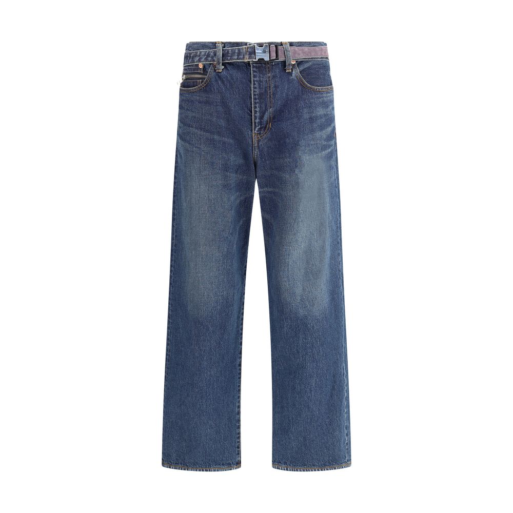 Sacai Denim-Hose