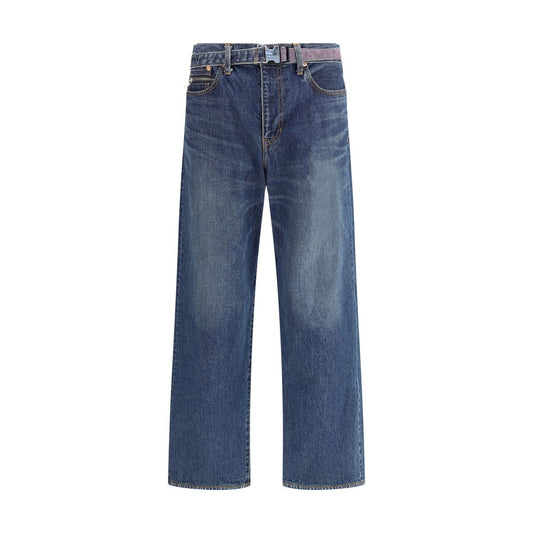 Sacai Denim-Hose