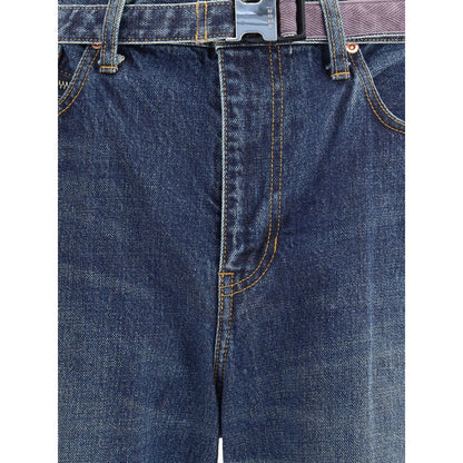Sacai Denim-Hose