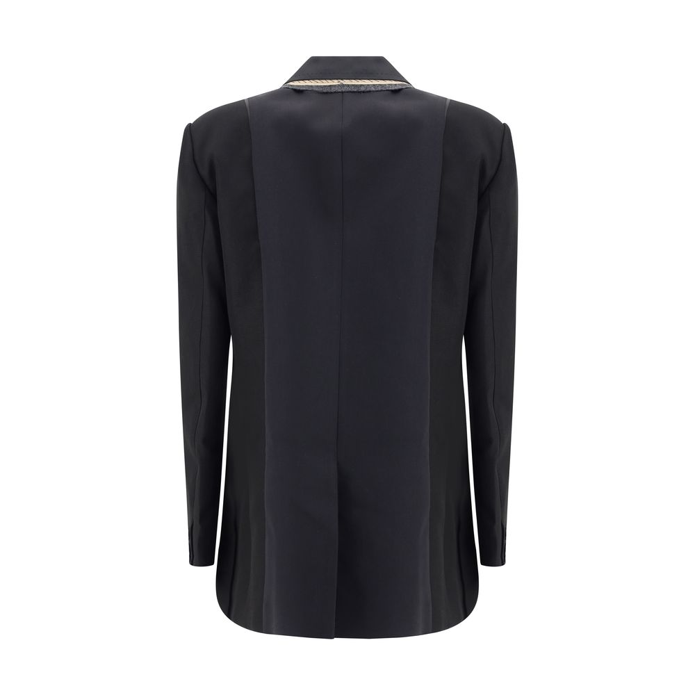 Sacai Zweireihiger Blazer mit doppeltem Revers