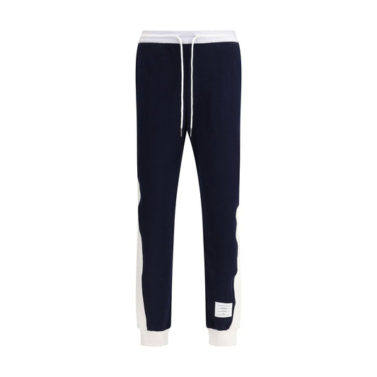 Thom Browne Blaue Baumwoll-Jogginghose (Trainingshose)