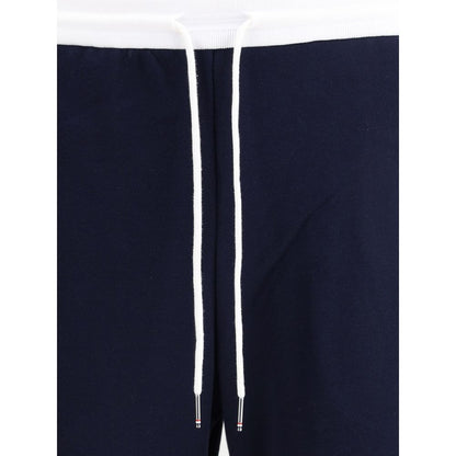 Thom Browne Blaue Baumwoll-Jogginghose (Trainingshose)