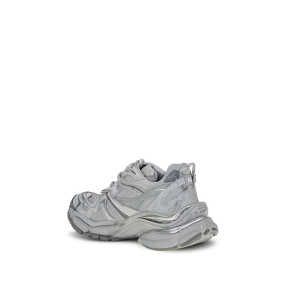 Balenciaga Gray Polyester Platform Sneakers